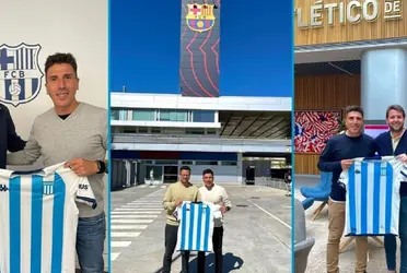 Carlos Arano viajó a España para conocer las canteras de los equipos españoles