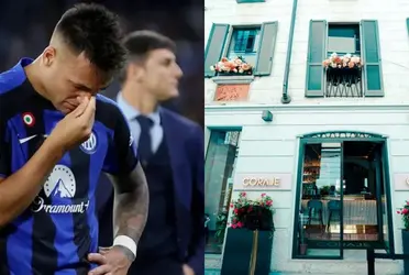 El delantero argentino sufrió un robo en su restaurante.