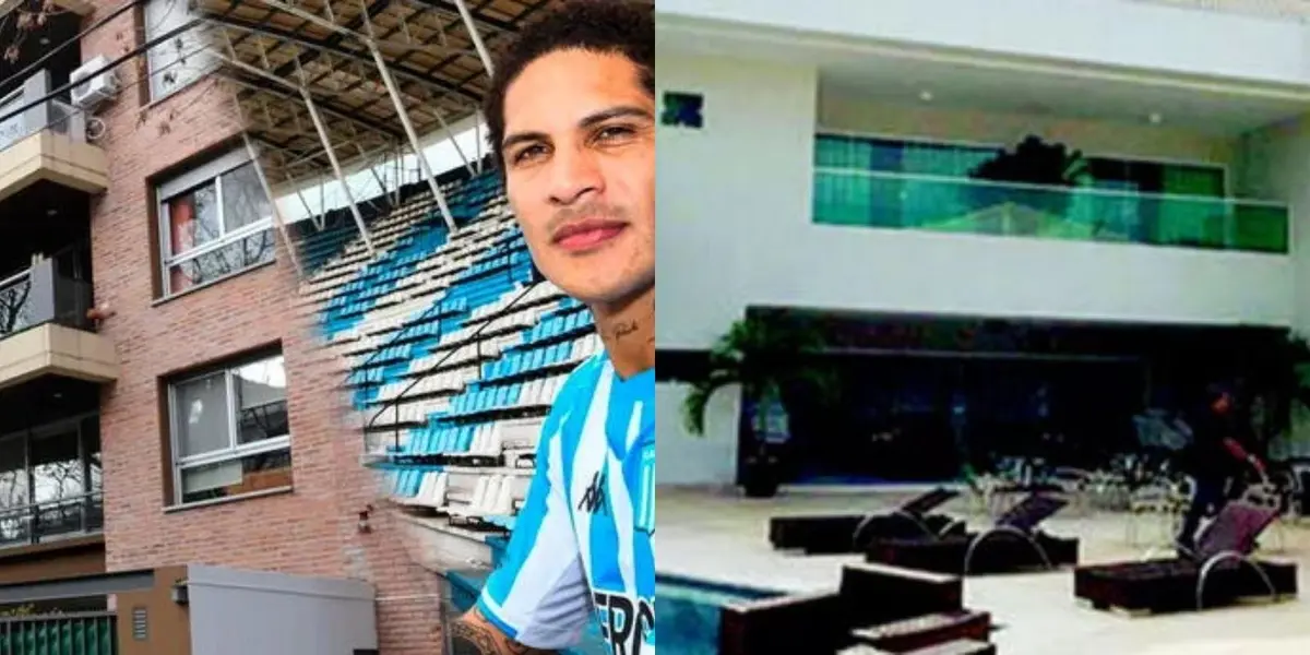 El jugador peruano pasó de una masión en Brasil, a un departameno modesto en Agentina