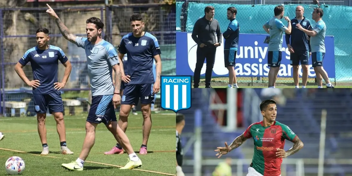 Al caerse el pase de Cristian Olivera, el entrenador de Racing ya maneja una alternativa para los extremos