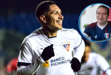 Al presidente de Fortaleza le consultaron por Paolo Guerrero de cara a la final de la Copa Sudamericana.