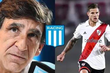 Costas sigue presionando para que la dirigencia repatrie a Zuculini y juegue con la casaca de Racing