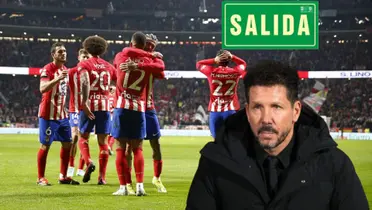 Diego Simeone echaría a histórico jugador del Atlético de Madrid.