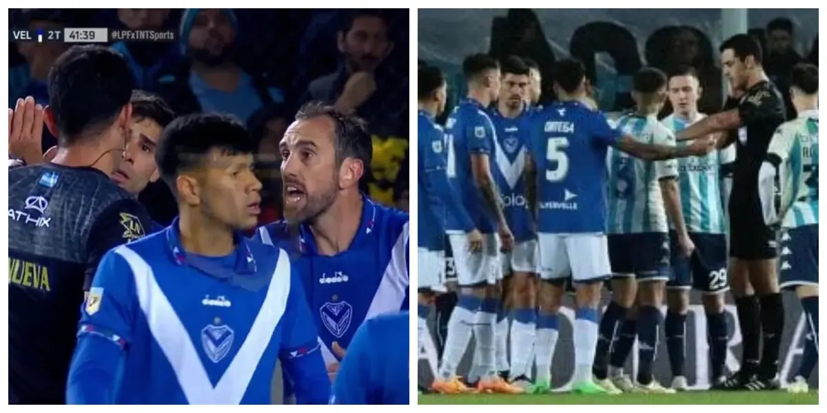 Durante el partido, el Fortín reclamó muchas situaciones al árbitro Leandro Rey Hilfer