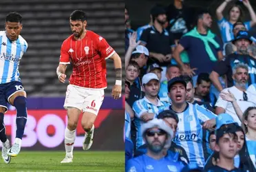 El delantero colombiano ingresó en el segundo tiempo del partido y marcó la diferencia en Racing