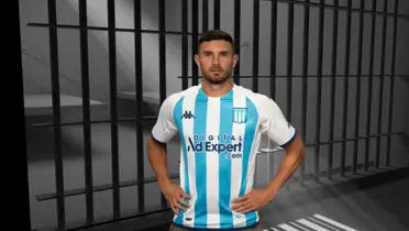 El delantero de Racing estuvo preso por un pequeño tiempo