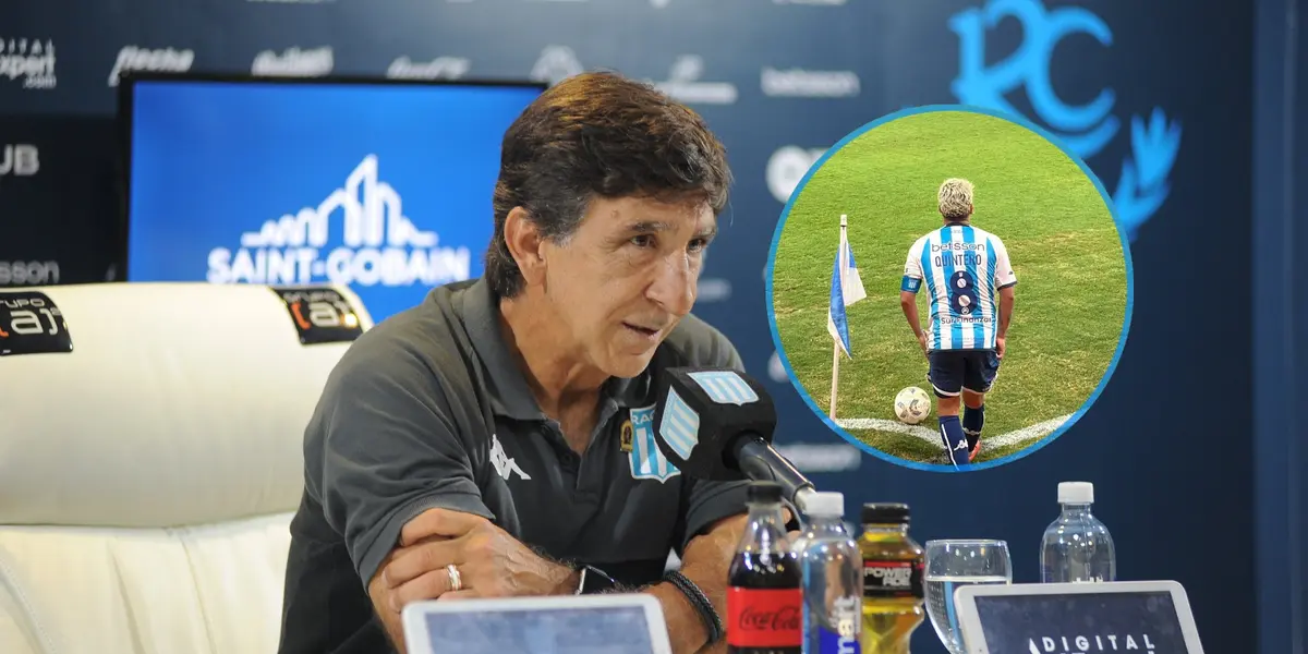 El entrenador de Racing está preocupado por la condición de Juanfer