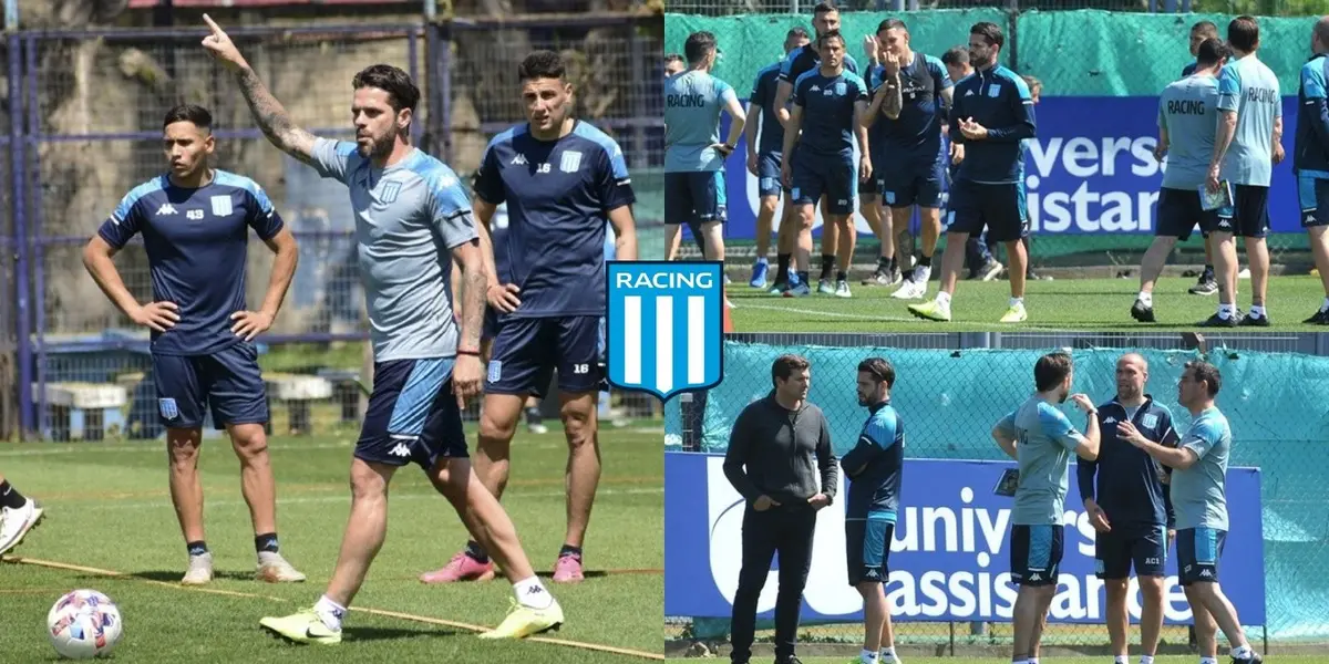 El entrenador de Racing piensa cuidar jugadores para la Copa Libertadores.