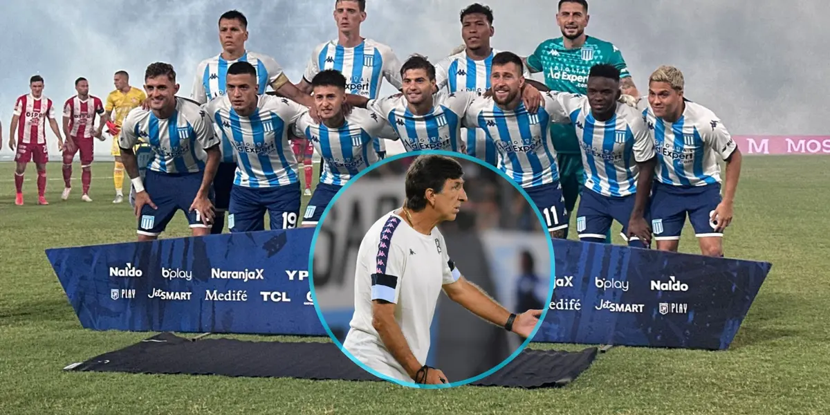 El entrenador de Racing quedó preocupado por un jugador.