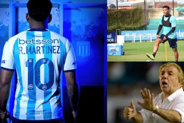 El ex-entrenador de Racing habló sobre la llegada del delantero colombiano.