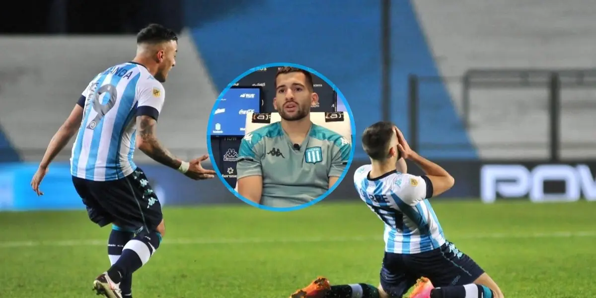 El ex-Racing dijo que le gustaría volver a Racing y el club tiene un porcentaje de su ficha