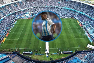 El extremo con nacionalidad de Colombia volvió a sumar minutos oficiales con Racing en un partido.