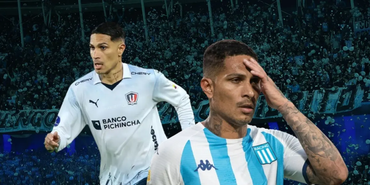 El histórico delantero peruano se marchó sin pena ni gloria de Racing por culpa de Gago.