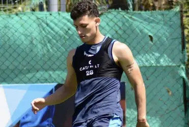 El jugador argentino se entrena a parte para volver a la Academia