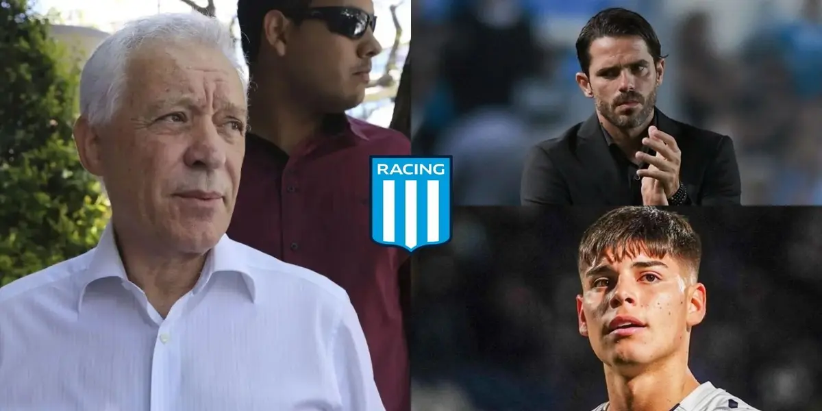 El presidente de Racing habló sobre la situación del delantero del Lobo