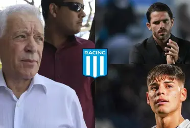 El presidente de Racing habló sobre la situación del delantero del Lobo