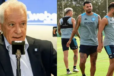 El presidente de Racing tendrá una charla con los referentes del club