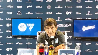 El Técnico de Racing dio un mensaje de apoyo para el clásico de Avellaneda.