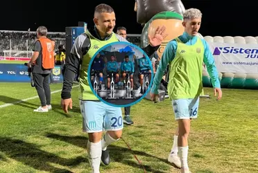 El volante de la Academia no pudo entrenarse con el plantel profesional.