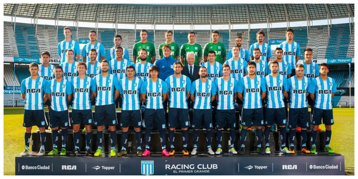 Fue parte del equipo con grandes figuras de Racing