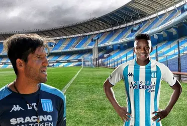 Johan Carbonero volvió a jugar con la camiseta de Racing y Grazzini habló en conferencia de prensa.