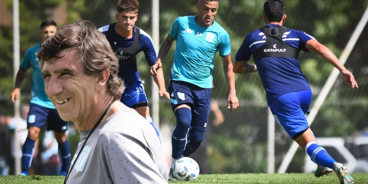 Jugador de Racing se lució en amistoso contra Godoy Cruz.