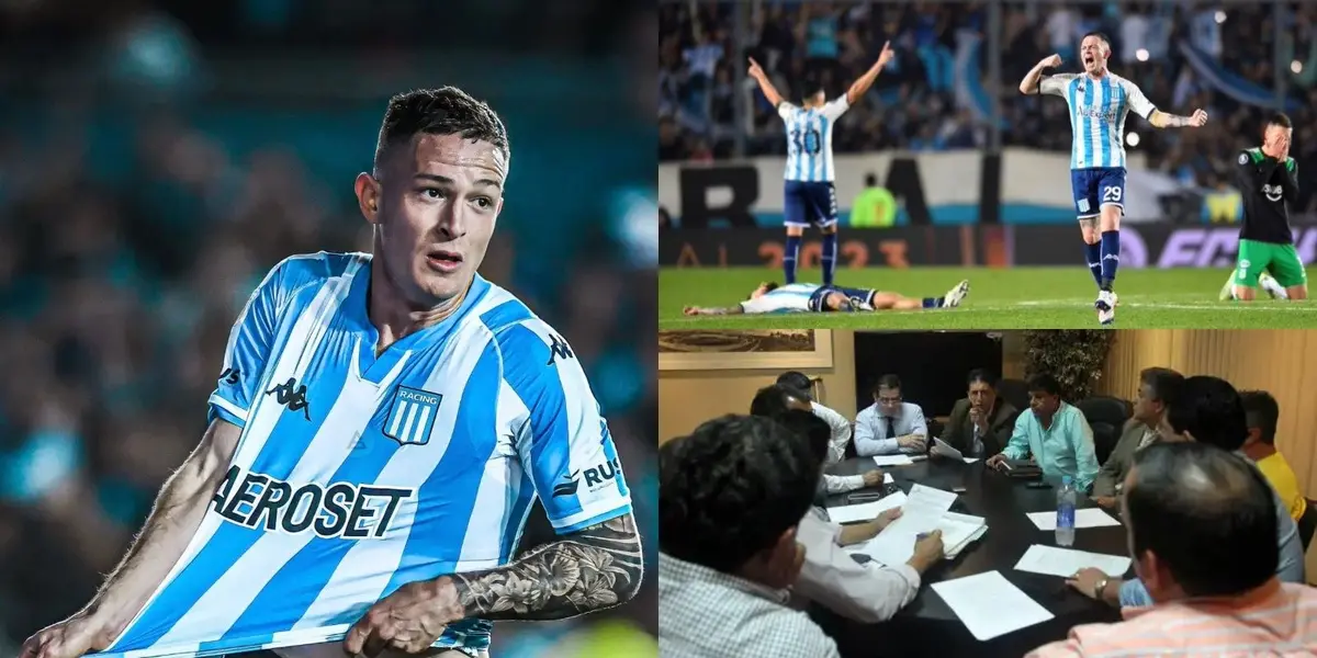 Los dirigentes de Racing quieren mejorar el contrato del volante argentino