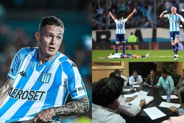 Los dirigentes de Racing quieren mejorar el contrato del volante argentino