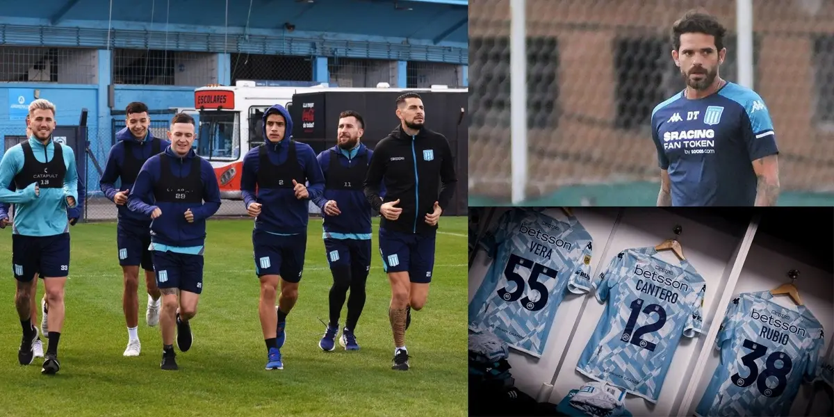 Los dos refuerzos de Racing firmaron sus contratos con el club.