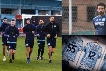 Los dos refuerzos de Racing firmaron sus contratos con el club.