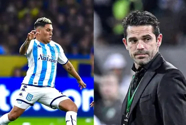 Mientras se prepara para enfrentar a Venezuela, el colombiano habló sobre el entrenador de Racing