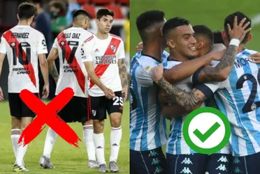 Racing contrataría a jugador que la rompio en River.