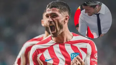 Rodrigo de Paul protagonizó cómico momento con jugadores del Atleti.