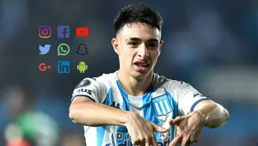 Trapito se despidió de Racing en sus redes sociales