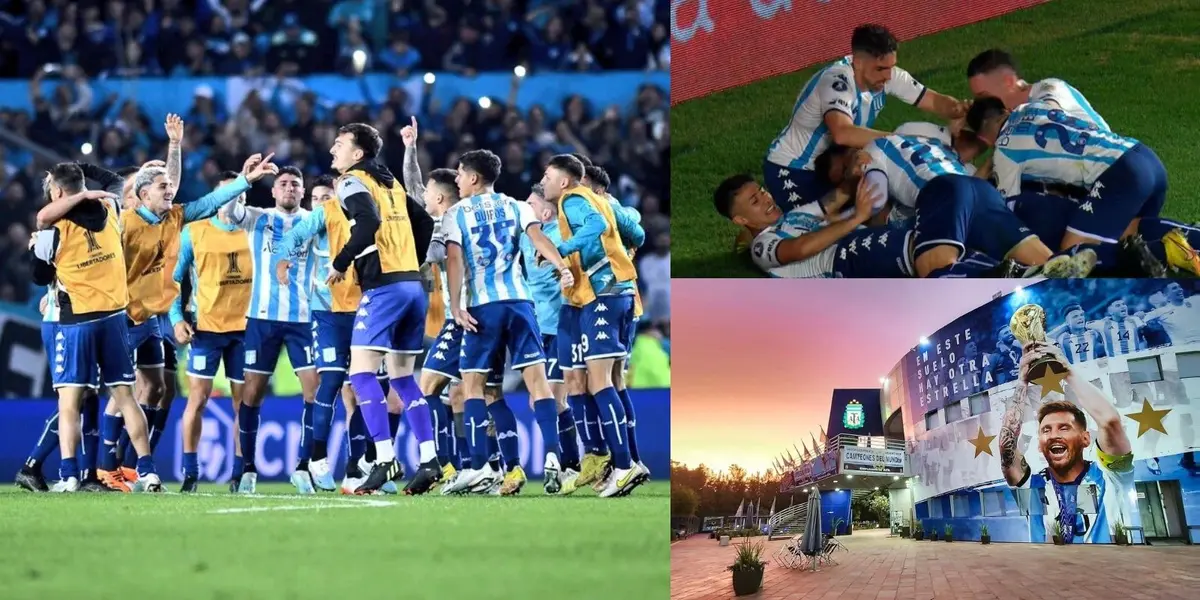 Un miembro del equipo de Fernando Gago es seguido para vestirse con la camiseta de la Selección.