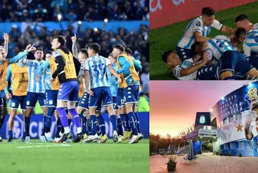 Un miembro del equipo de Fernando Gago es seguido para vestirse con la camiseta de la Selección.