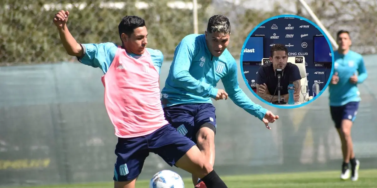 Uno de los miembros del plantel de Racing se recuperó y podrá estar en consideración al clásico.